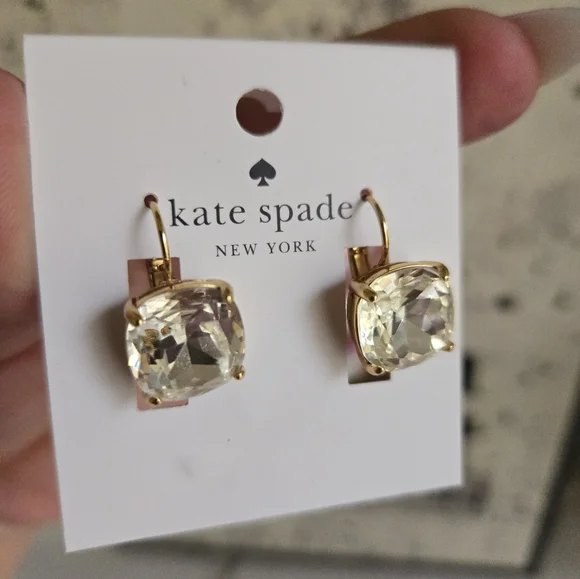 Kate Spade Gold Tone Dangle Earrings NWT - Picture 4 of 4